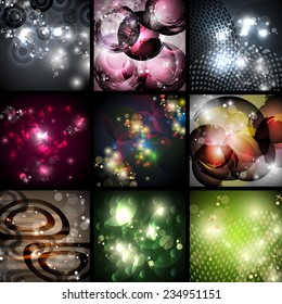 Abstract Backgrounds - Vector Illustration, Graphic Design Editable For Your Design  