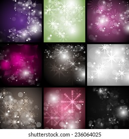 Abstract Backgrounds - Vector Illustration, Graphic Design Editable For Your Design