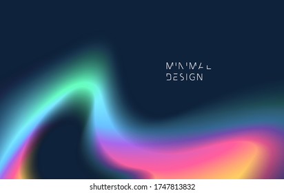 abstract backgrounds with vibrant gradient shapes. Design template for covers and posters