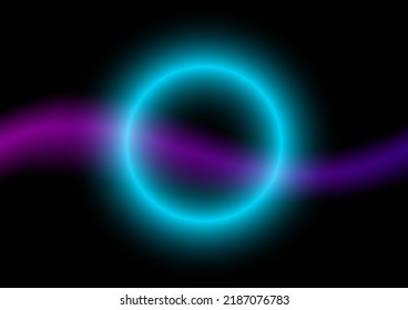 Abstract backgrounds wallpaper template frame backdrop with round bright energy planet globe technology galaxy universe star space pattern art graphic design vector illustration