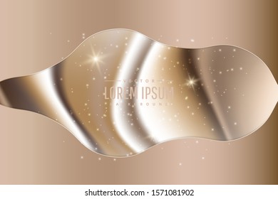 Abstract background.Satin silky cloth smooth texture.Paper art style.For luxury banner,decoration,celebration, holiday.Vector illustration.Eps10 