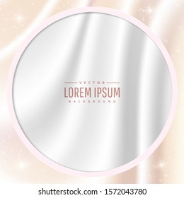 Abstract background.Satin silky cloth smooth texture.Paper art style.For luxury banner,decoration,celebration, holiday.Vector illustration.Eps10 
