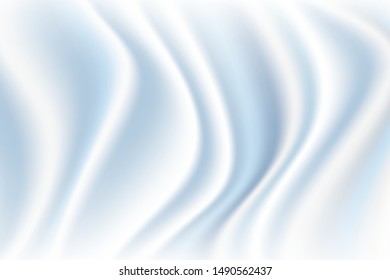 Fondo abstracto.textura lisa y lisa de tela sedosa satinada.Vector Illustración.Eps10