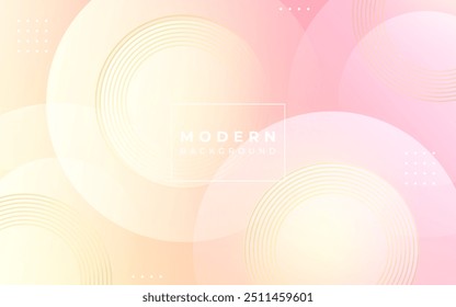 abstract background.yellow and pink background.circle effect .modern.memphis.eps 10