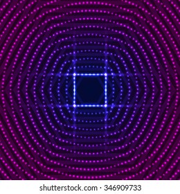 Abstract backgroung. Light effects. Design for cover, party flyer.