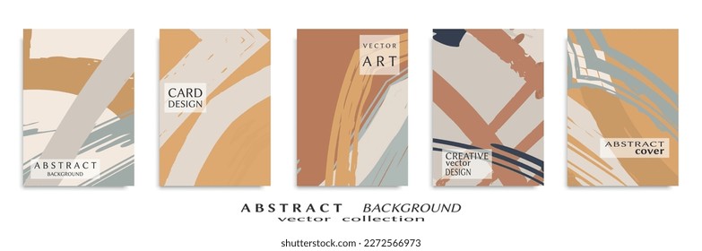 Conjunto de fondo abstracto, textura gruesa. Arte minimalista, estilo de pinceladas. Diseño para tarjeta, folleto, idea de banner, portada de libro, folleto, hoja de volante a4. Página de conjunto, plantilla de encabezado web.