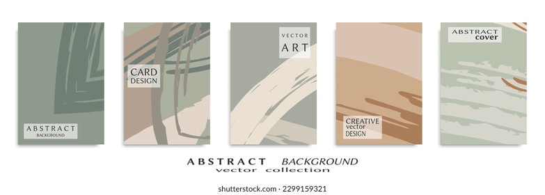 Conjunto de fondo abstracto, textura gruesa. Arte minimalista, estilo de pinceladas. Diseño para tarjeta, folleto, idea de banner, portada de libro, folleto, hoja de volante a4. Página de conjunto, plantilla de encabezado web.
