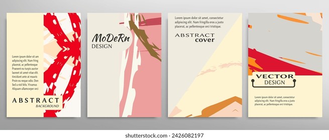 Fondo abstracto, textura grunge. Arte minimalista, estilo pinceladas. Diseño para tarjeta, folleto, idea de banner, cubierta de libro, impresión de folleto, hoja de folleto a4. Página de collage, plantilla de encabezado web.