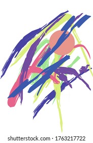Abstract backround colorfull modern fun