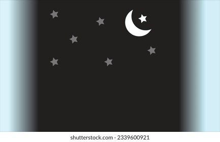 Abstract backround dark mode star