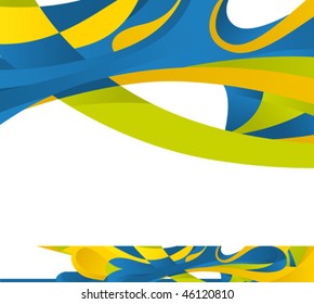 abstract backround of different colors with head and crop