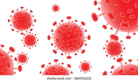 Abstract Bad Covid 19 Background Design For Web Banner