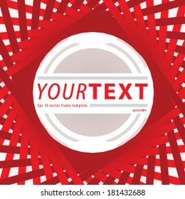 Abstract badge design with modern background and your text.
