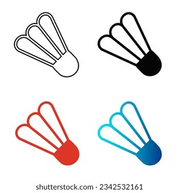 Abstract Badminton Shuttleock Silhouette Illustration, can be used for business designs, presentation designs or any suitable designs.