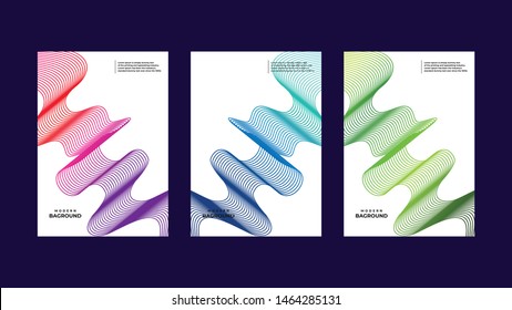 Abstract baground set of colors and lines in a beautiful combination. Modern vector template
