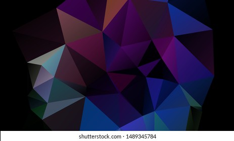 Abstract Bakcground , Low Poly Background . vector blurry triangle texture. Brand new colorful illustration in with gradient. Brand new style for your business design.