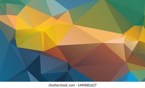 Abstract Bakcground , Low Poly Background . vector blurry triangle texture. Brand new colorful illustration in with gradient. Brand new style for your business design.