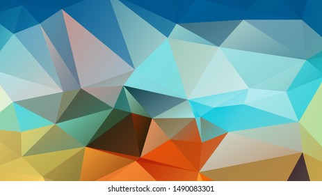 Abstract Bakcground , Low Poly Background . vector blurry triangle texture. Brand new colorful illustration in with gradient. Brand new style for your business design.