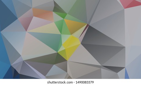 Abstract Bakcground , Low Poly Background . vector blurry triangle texture. Brand new colorful illustration in with gradient. Brand new style for your business design.