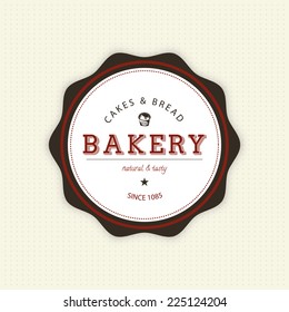 abstract bakery object on a white background