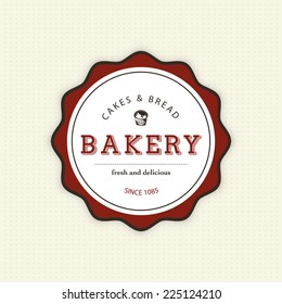 abstract bakery object on a white background