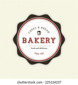 abstract bakery object on a white background