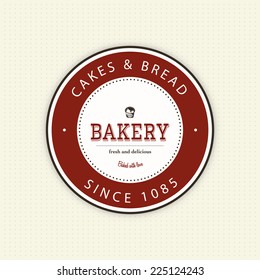 abstract bakery object on a white background