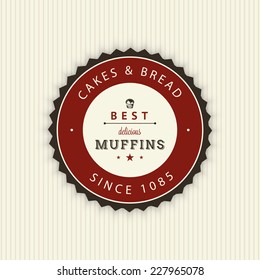 abstract bakery object on a white background