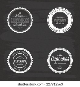 abstract bakery objects on a special background