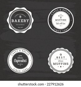 abstract bakery objects on a special background