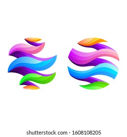 Abstract Ball Lent Logo Vector