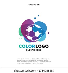 Abstract Ball logo designs concept vector, Colorful Ball logo designs