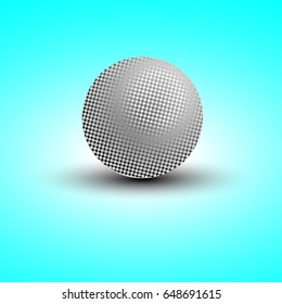 Abstract ball wave background advertising vector shiny colorful line blue
