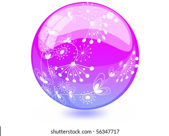 abstract ball for website