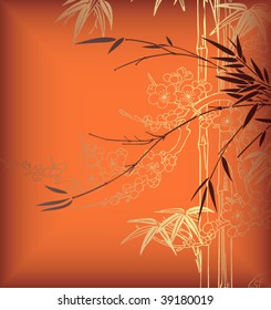 Abstract Bamboo Background 2