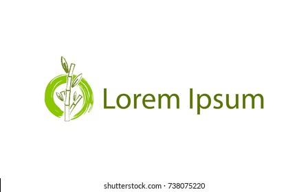 Abstract bamboo icon
