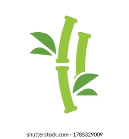 Abstract Bamboo Logo Design Template
