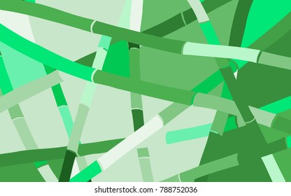 Abstract Bamboo Pattern.  Abstract Background. Illustration. Bamboo Pattern for Postcard, Banner, Wallpaper, Textile, Tile, Tablecloth, Packaging Paper. Bamboo Background. Tree Texture in Asian Style.
