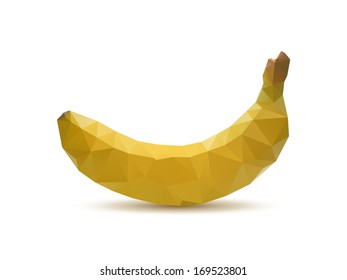 Abstract banana with triangle style