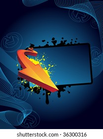 Abstrakter Banner