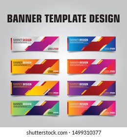 abstract banner background. Abstracet Vector Web, Presentation & Promotional Banner Template