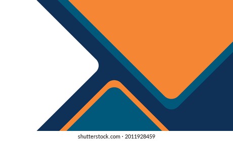 abstract banner background with blue  green and orange color