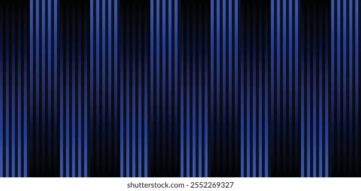 Abstract Banner background with blue Stripes pattern , Technology Background. Abstract Modern Digital 
