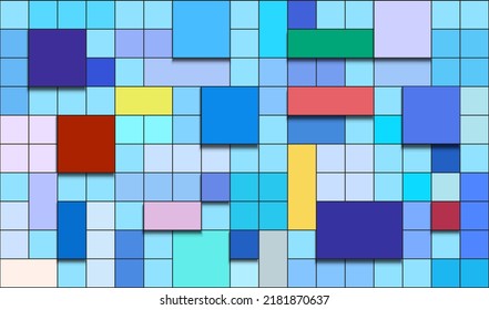 Abstract banner background with colorful geometric element shapes design, colorful content creator, vector illustration.