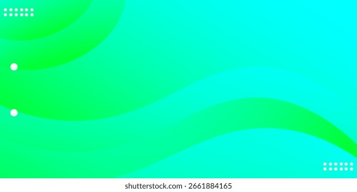 Fondo de Anuncio Abstractas. Gradación colorida, azul y amarilla, efecto de onda, memphis. Eps 10