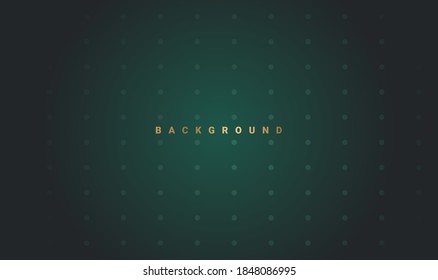 Abstract Banner Background in dark green gradient color. vector