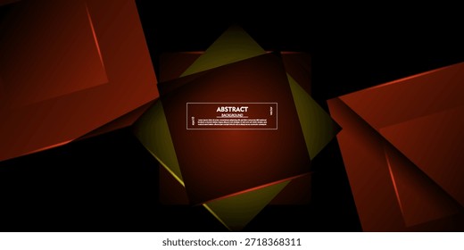 Fondo de Anuncio Abstractas con tema de patrón superpuesto naranja oscuro sobre fondo claro, concepto de diseño de elementos. Vector eps10
