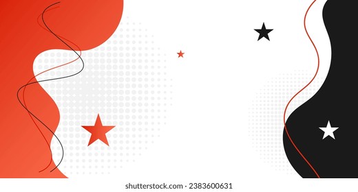 Resumen de diseño de fondo de banners con forma geométrica de fluido y línea líquida y color de gradiente con elementos de diseño