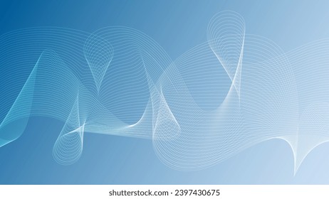 Abstract banner background design with geometric fluid and liquid line shape and gradient color with design elements