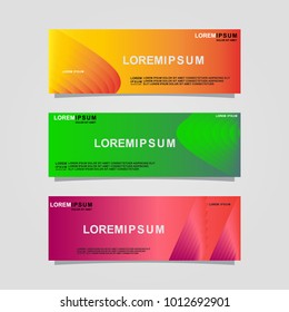 Abstract Banner background Design Template